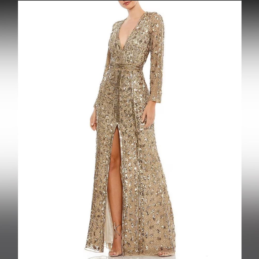 Dress Mac Duggal - Antique Gold Gown